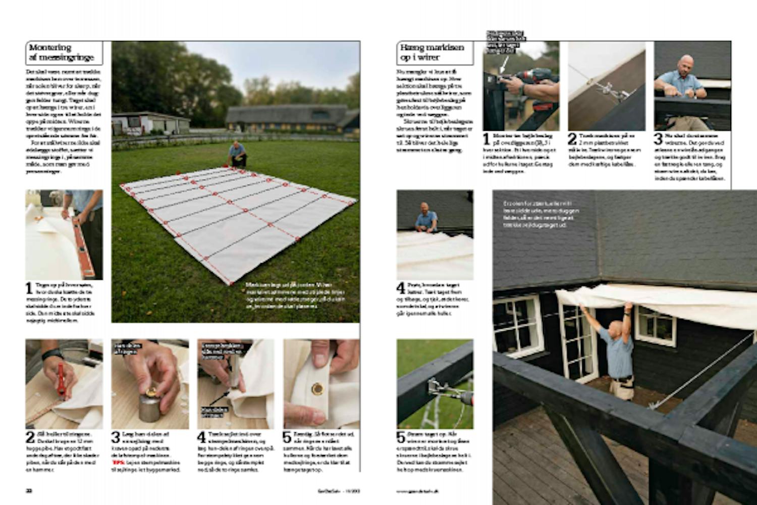 Sejldug til terrasse: Overdækning med sejldug Sejldug til terrasse: Overdækning med sejldug